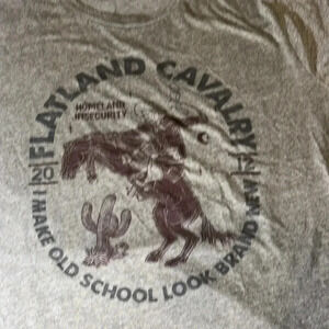 flatland cavalry men’s short sleeve t-shirt canvas XL